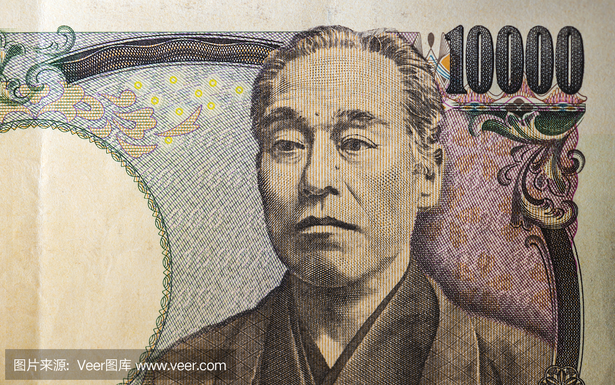 1万日元,面值1万日元,1万日圆钞票,1万日元