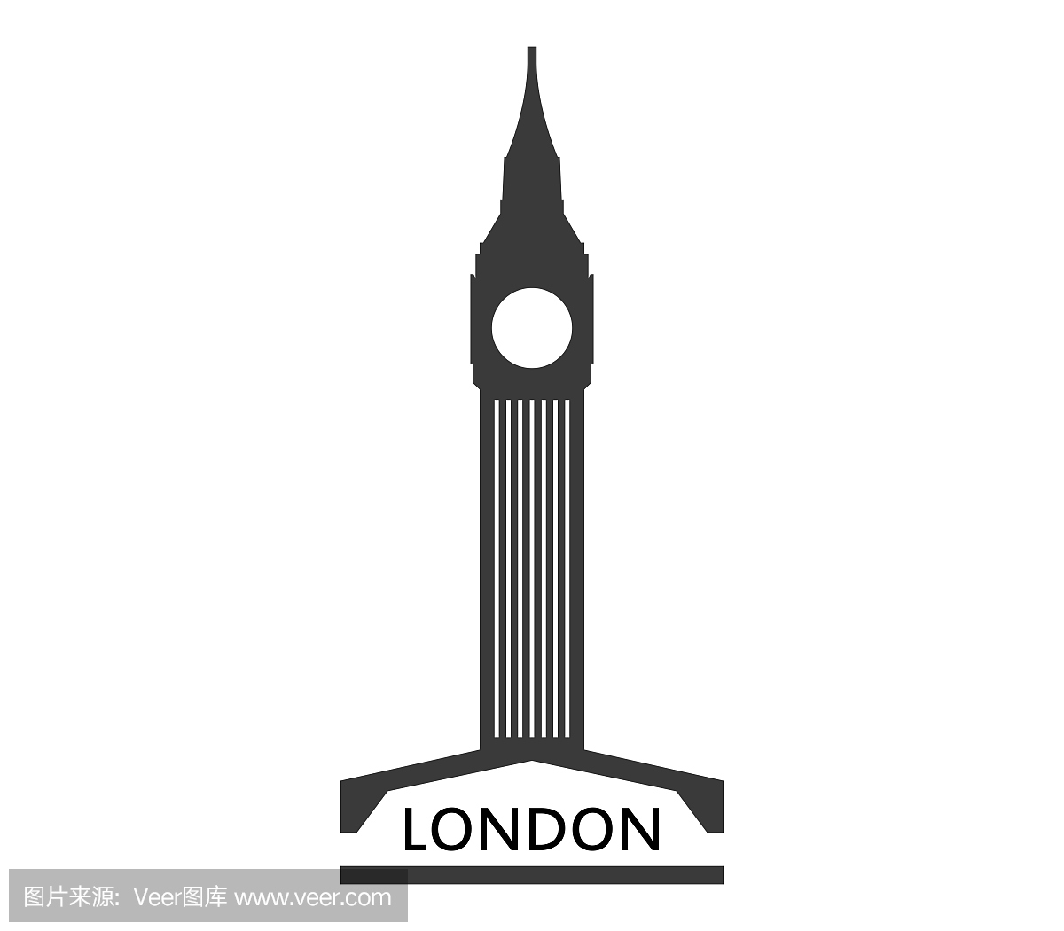 钟塔,屋顶钟,英语,英文