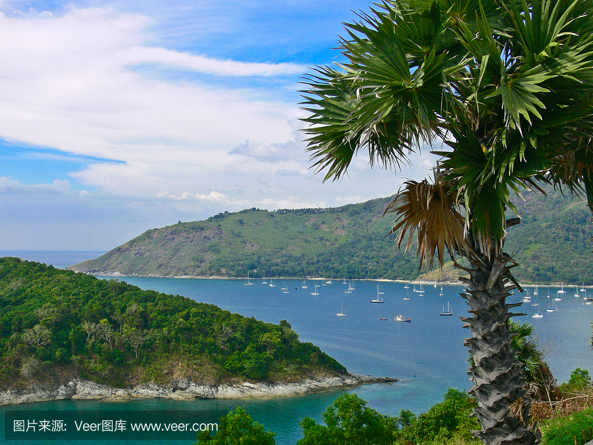 卡玛拉海滩,蓬贴海角,水,天空