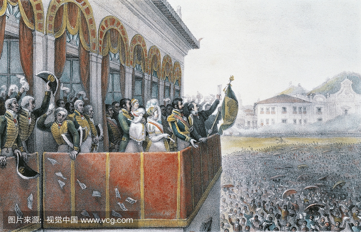唐佩德罗我以1827年10月12日巴西独立战争结