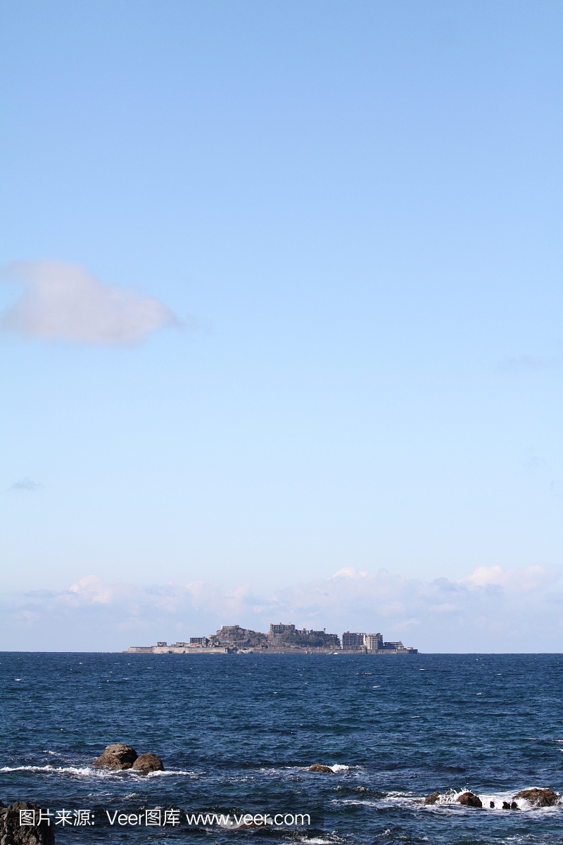 日本长崎的甘南岛(战舰岛)