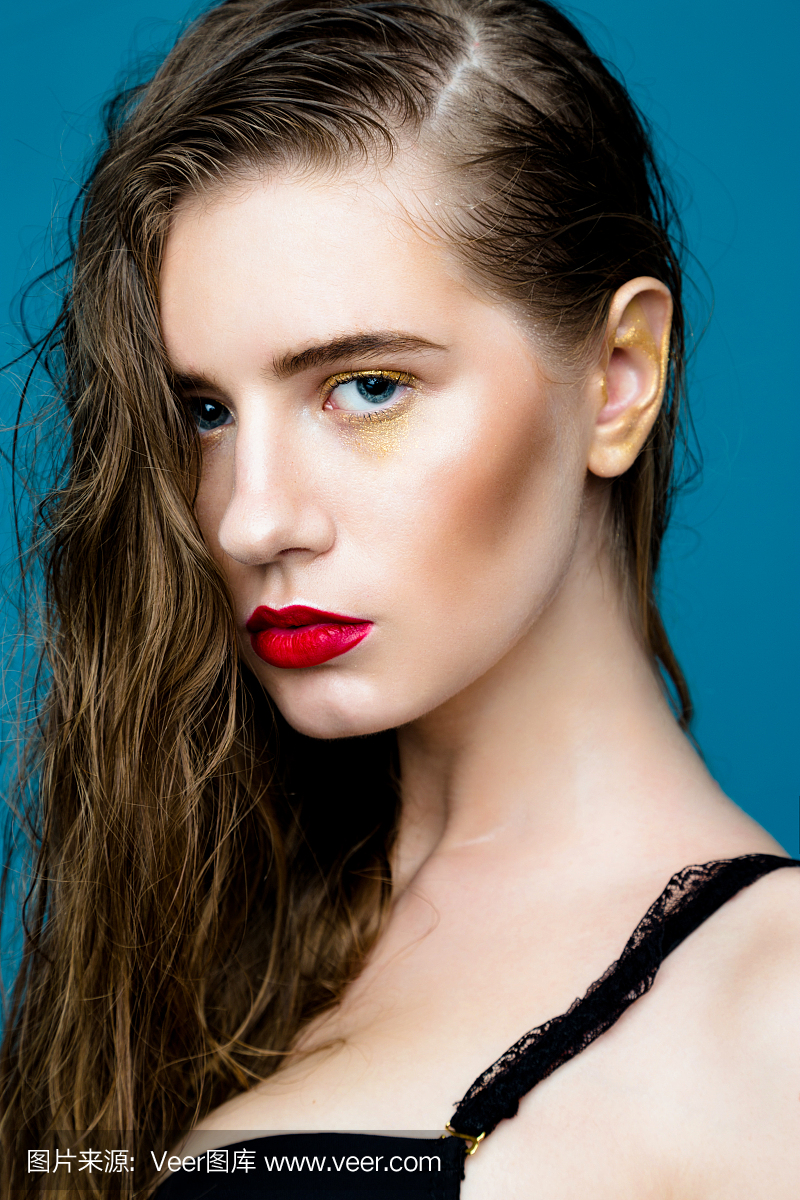 垂直画幅,青少年,美容,纯净