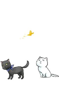 二次元呆萌猫咪