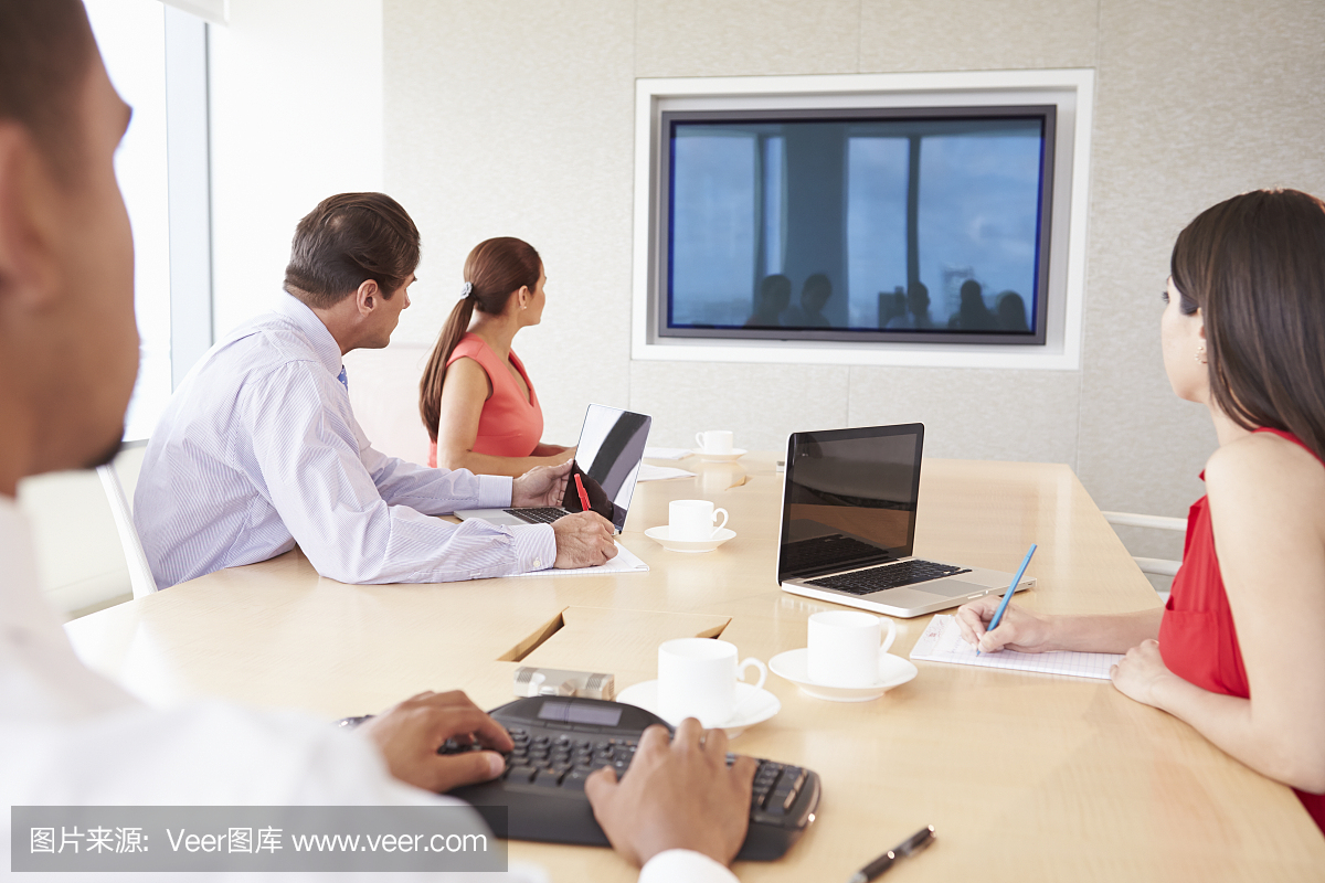 视频会议,老板视频会议,计算机会议,视频通话