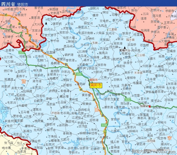 乡镇行政区域地图图片