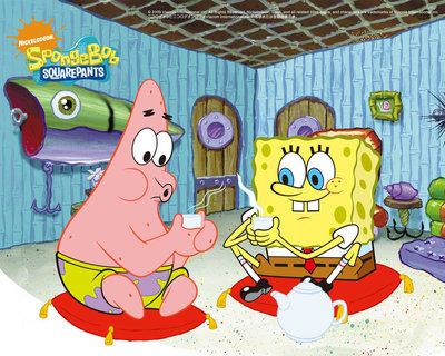 【海绵宝宝 卡通桌面壁纸】高清桌面壁纸壁纸-170kb