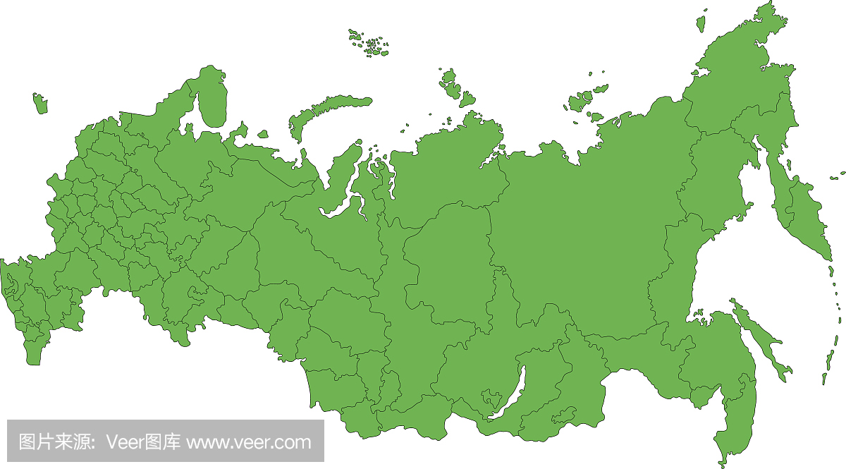绿俄罗斯地图