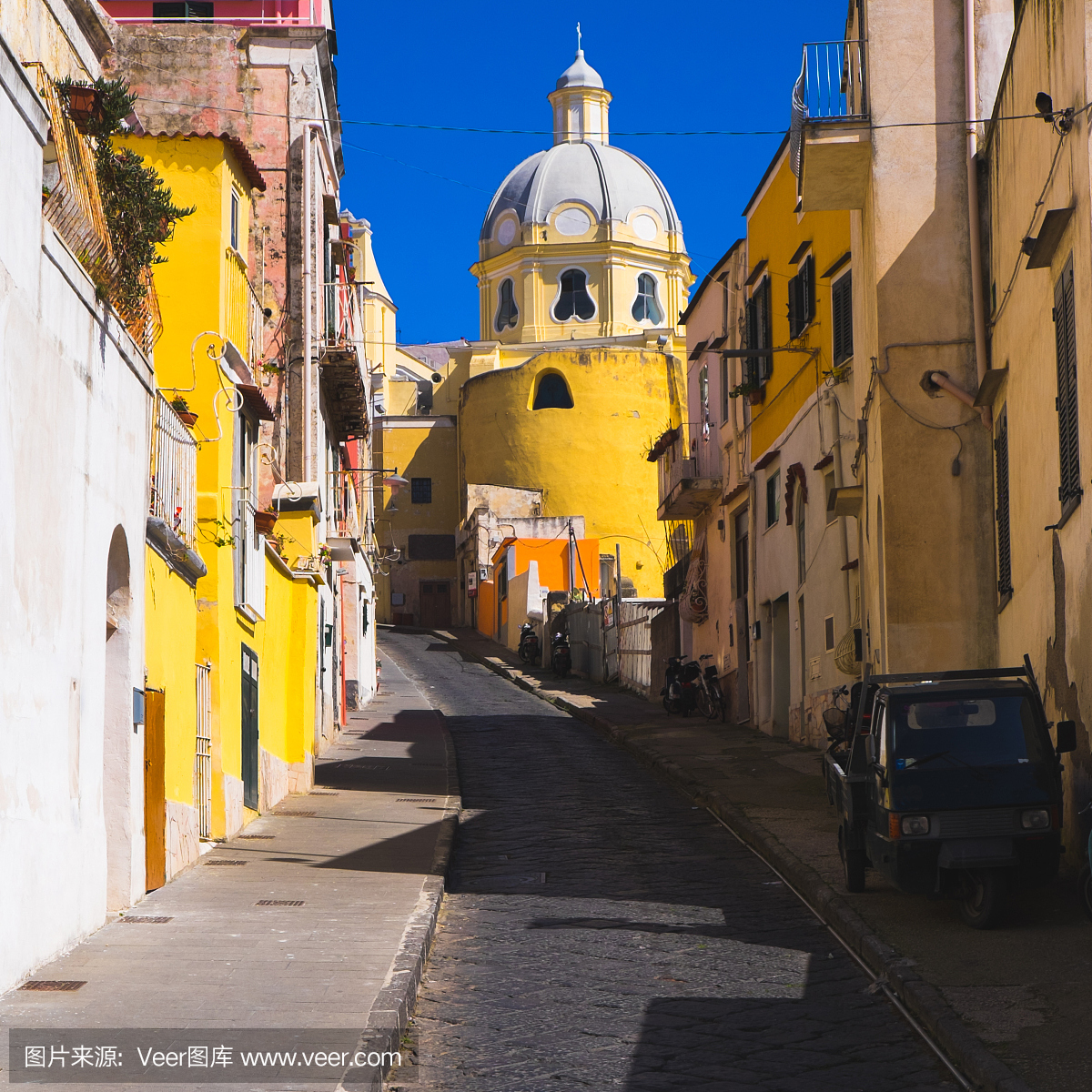 普罗奇达岛,那不勒斯,意大利