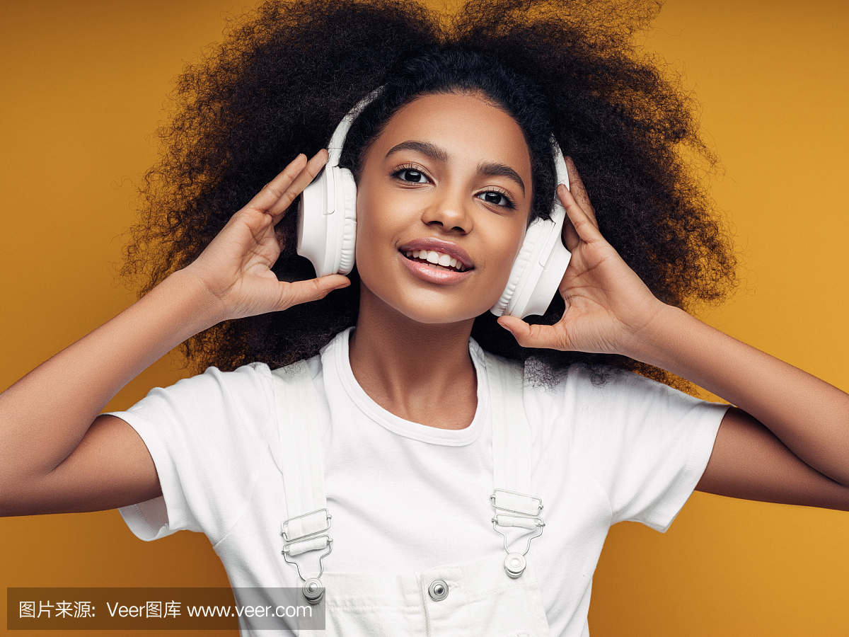 肖像,技术,爆炸头,舞蹈