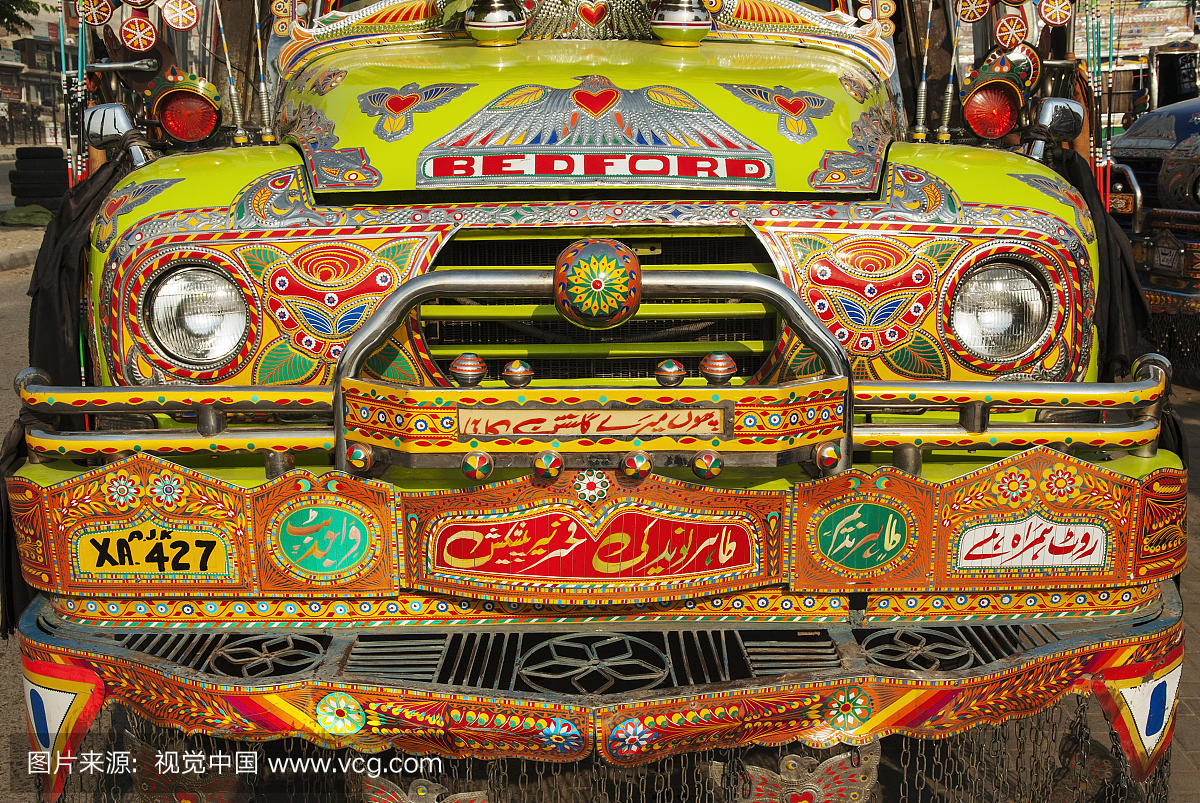 彩绘巴士,拉合尔,巴基斯坦