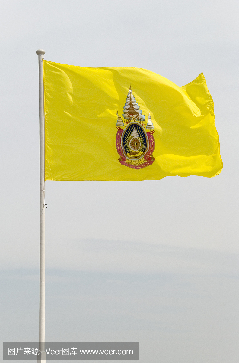 泰国国旗,泰国旗,杆,风