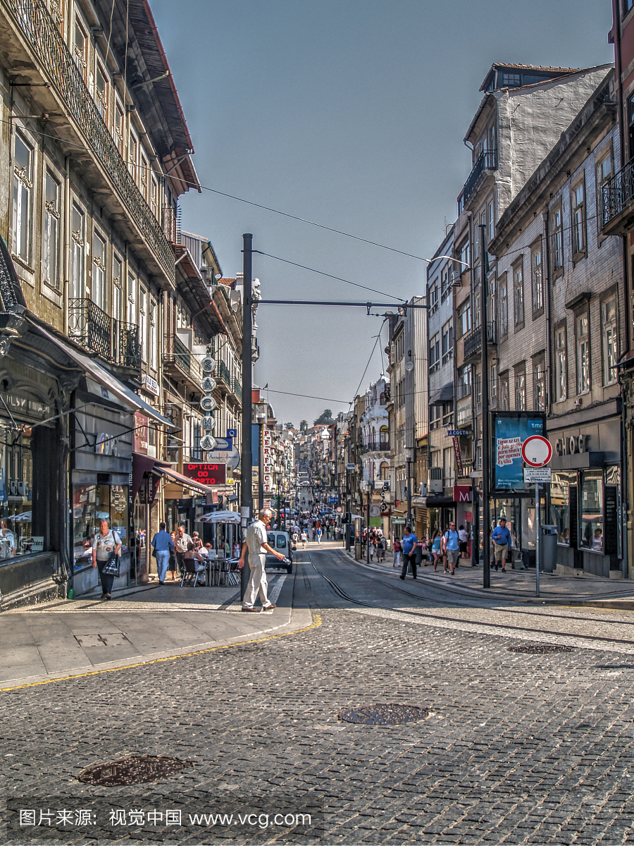 购物街在葡萄牙波尔图