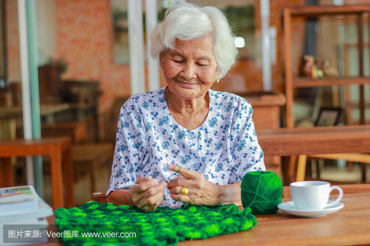 坐,肖像,泰国,人种