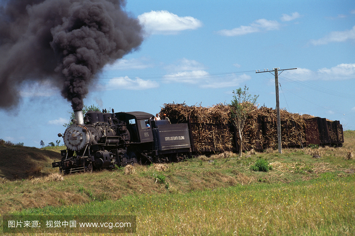 古巴 - 苏格兰收藏1806年创建的美国流动火车