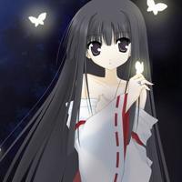 马尾辫女生背影qq头像_卡通动漫头像_qq魔法-11kb