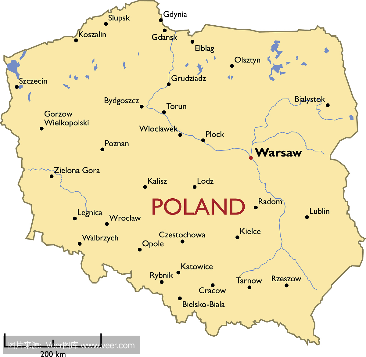 波兰地图
