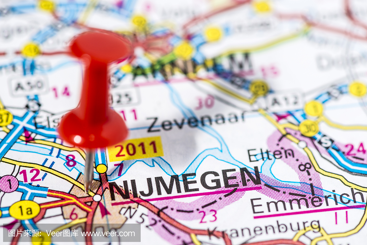 欧洲城市地图系列:奈梅亨