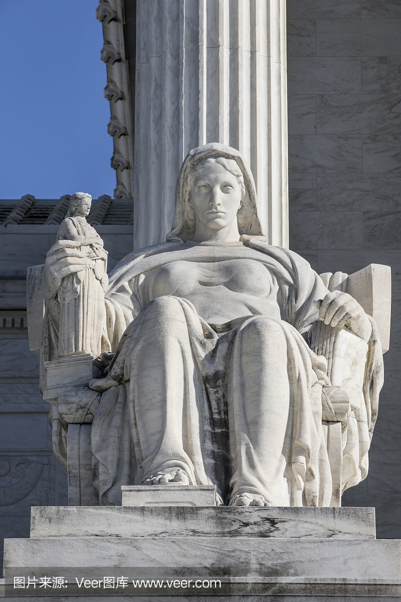 美国最高法院大楼女士正义雕像