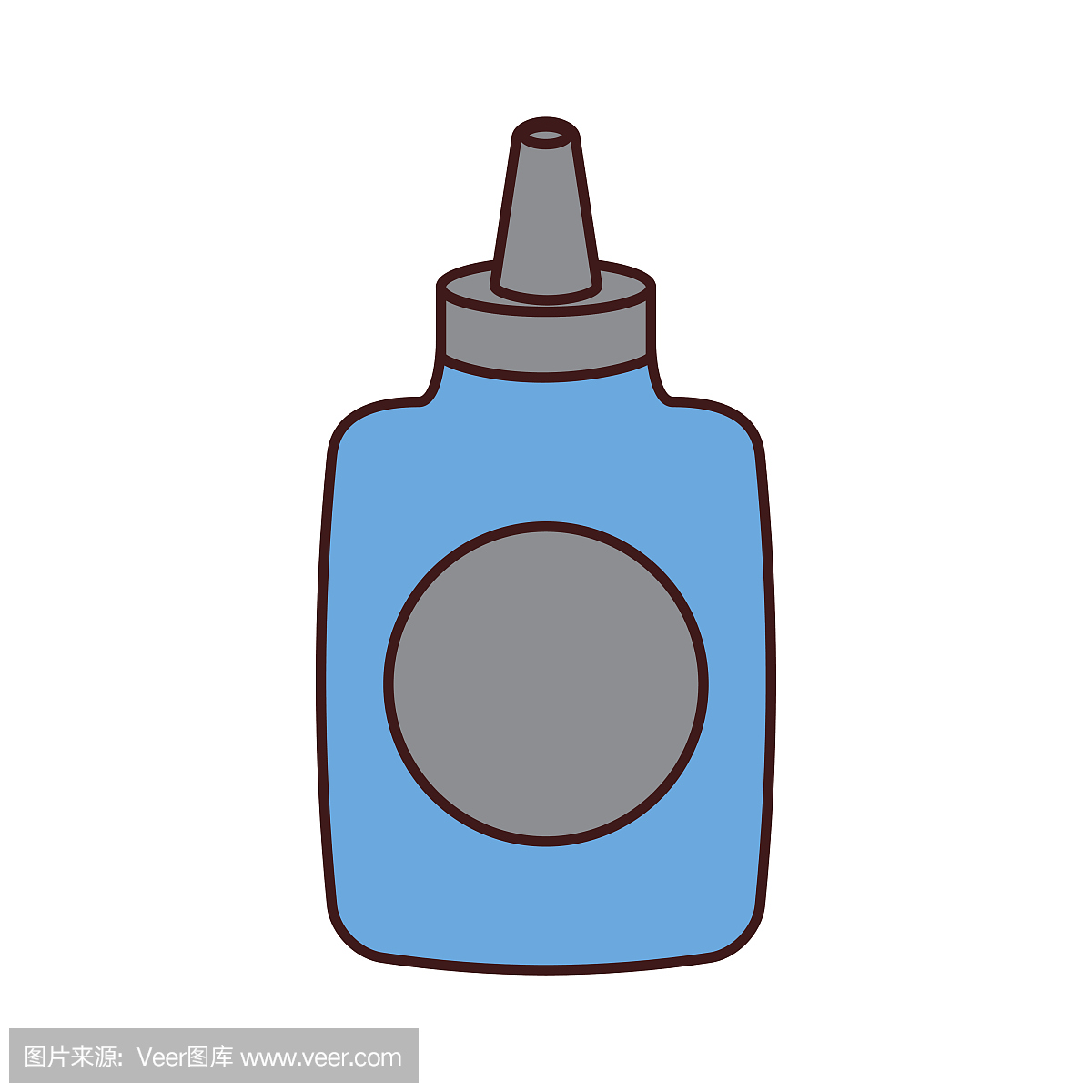 glue bottle isolated icon