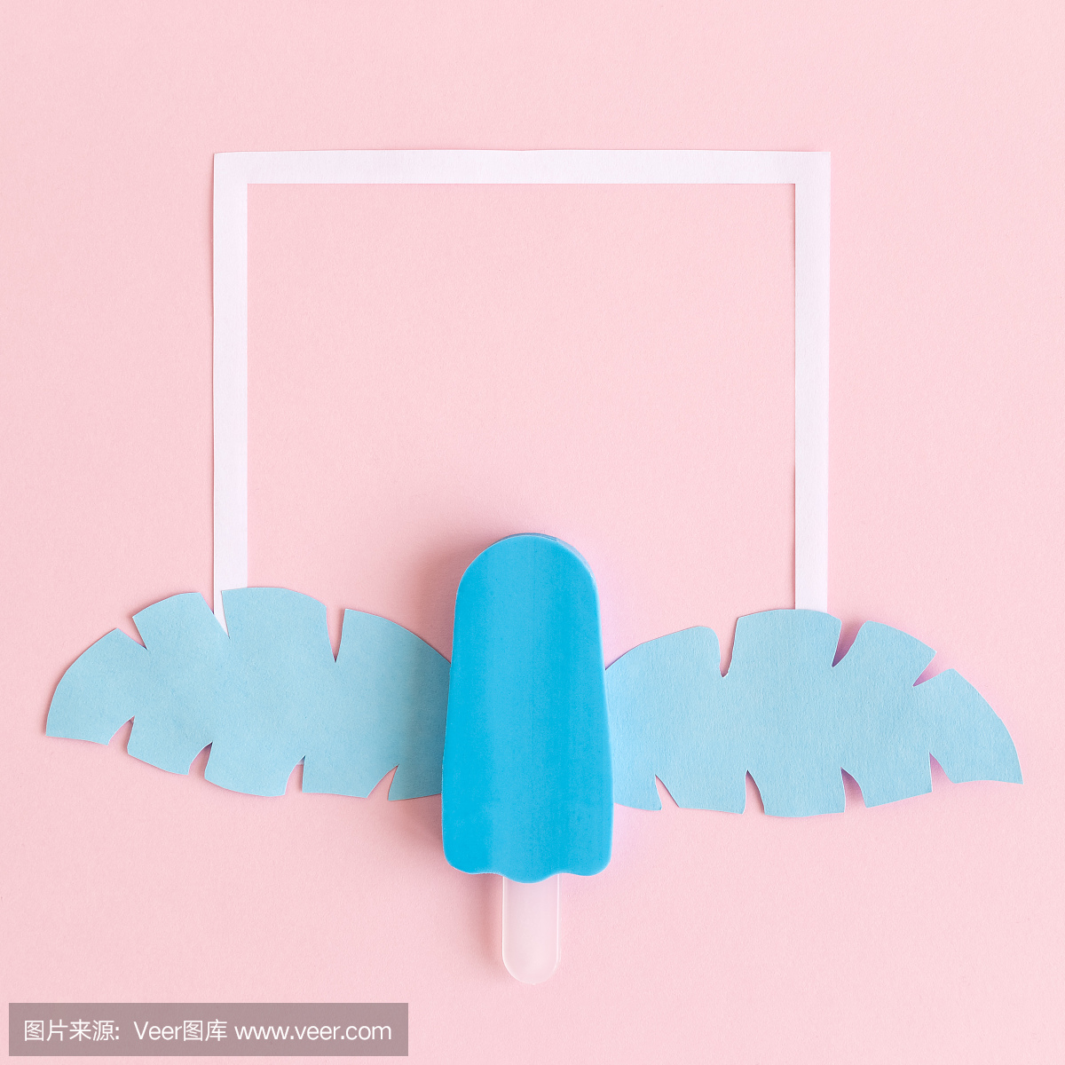 热带气候,边框,简单,甜点心