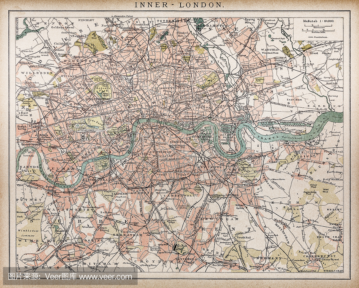伦敦历史地图(18世纪)