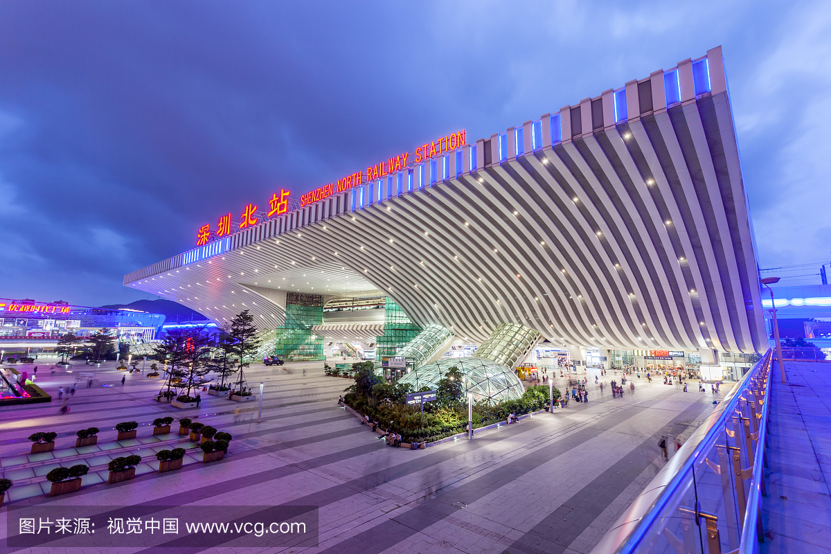 深圳北火车站建筑外观