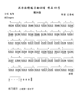 小星星钢琴谱带指法,小星星钢琴谱简谱,竖笛小-30kb图片