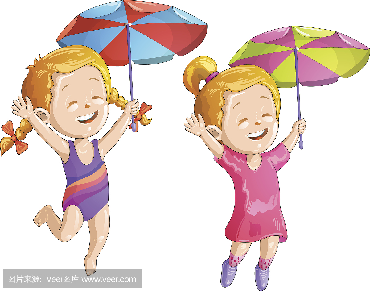 子供の祭りの夏の泳ぎの代わりにqバージョンの女の子 イラスト， 水泳パンツ, 救命浮輪, 夏 フリー素材 透過 - Lovepik