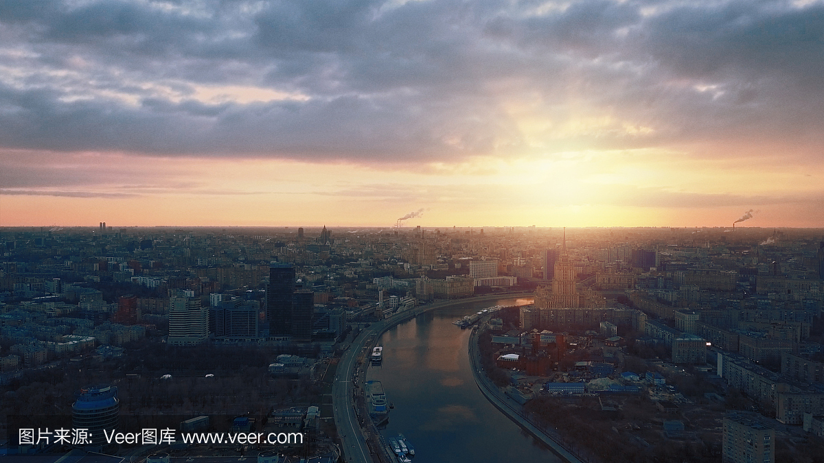 莫斯科,俄罗斯首都,城市生活,云景