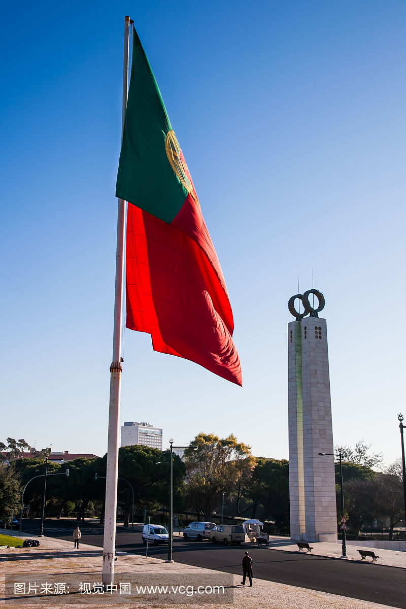 葡萄牙里斯本-2011年2月2日:公园的名字是为了