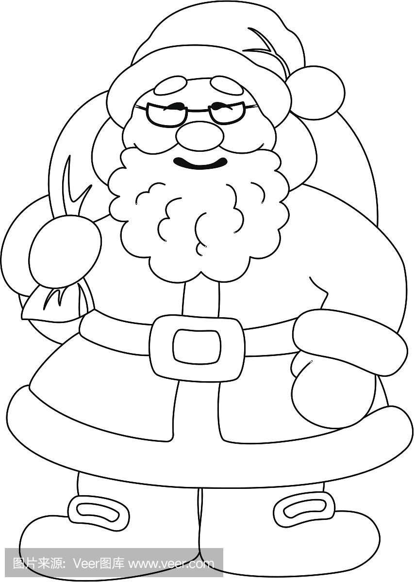 垂直画幅,圣诞帽,络腮胡子,圣诞节