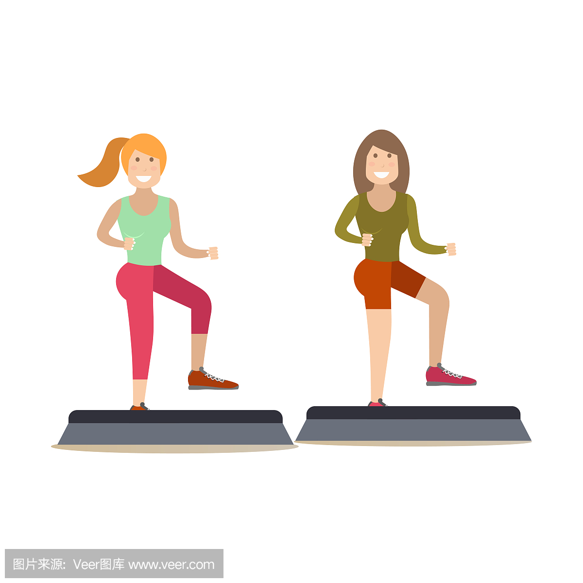 有氧踏板操,有氧踏板健美班,有氧健美踏板运动