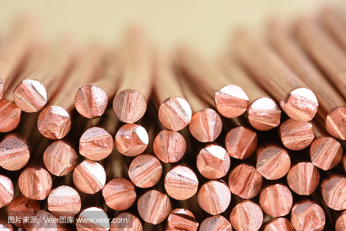 铜线原材料和金属工业和股票市场