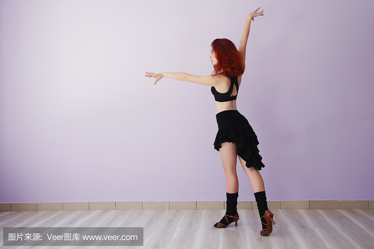 可爱的,运动,现代,舞蹈