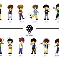动漫头像图片大全 超可爱动漫头像exo-12kb