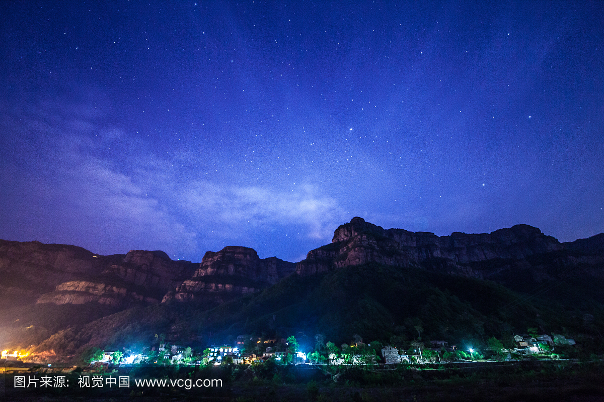 河南太行山大峡谷风光